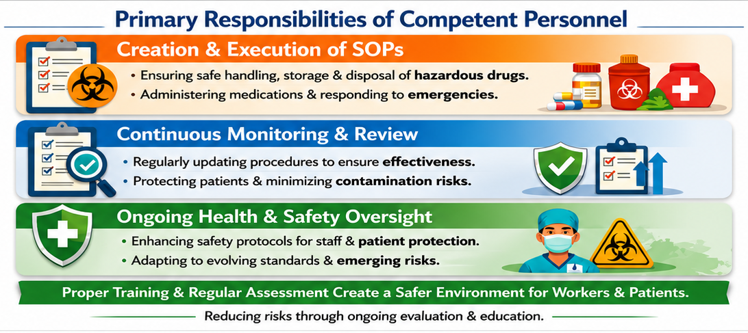 Primary responsibilities Safety Protocols