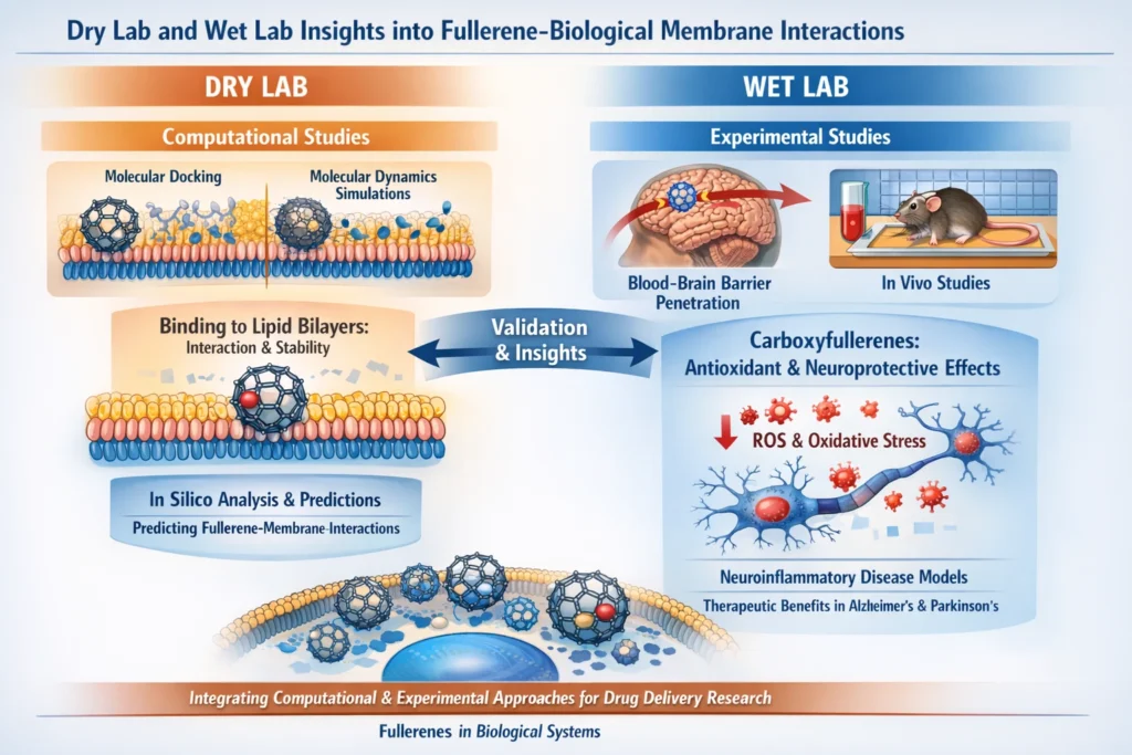 Fullerenes technical insights (webp) Dry Lab VS Wet lab