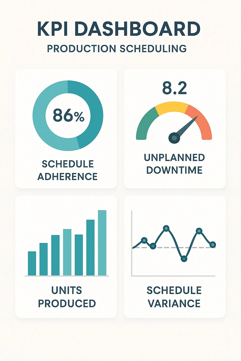 KPI-Dashboard KPI-Dashboard Production Scheduling