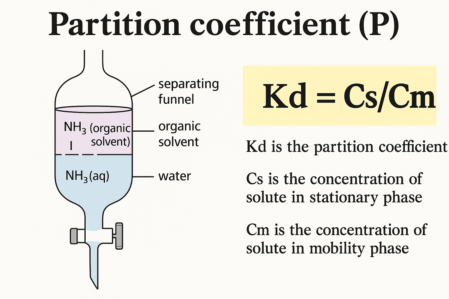 partition coefficient