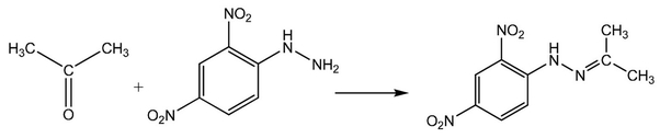 Di-Nitrophenyl hydrazine derivatization of acetone