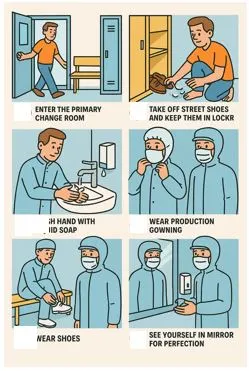 Entrance-procedure-for-gowning-and-de-gowning Gowning Procedure to enter in GMP facility
