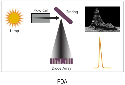 An illustrative Diagram of scanning property of PDA