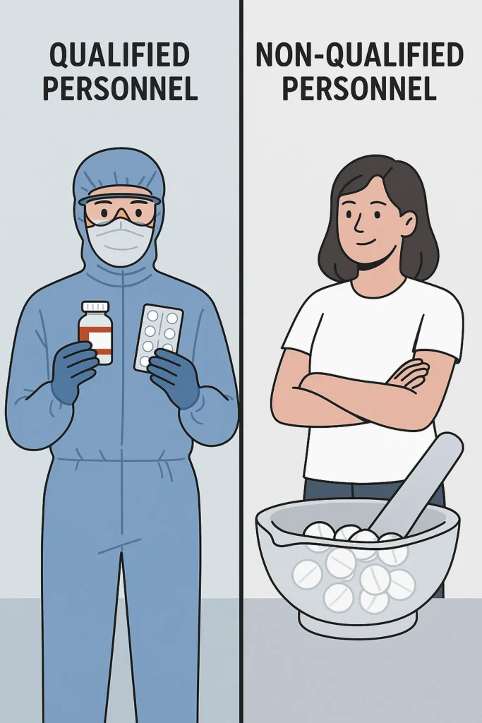 qualified personnel in pharmaceutical industry