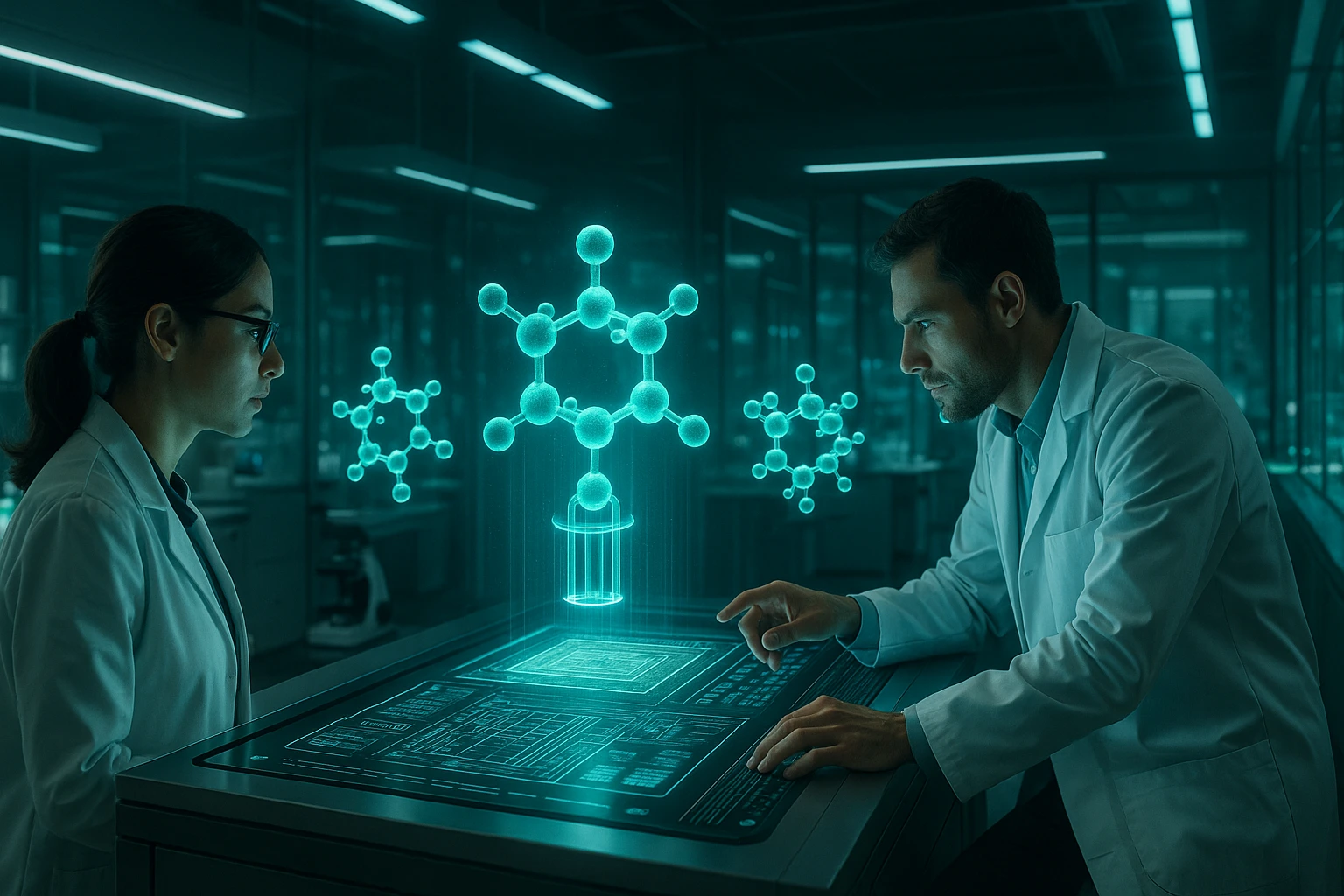 Scientists Designing  Quantum molecules