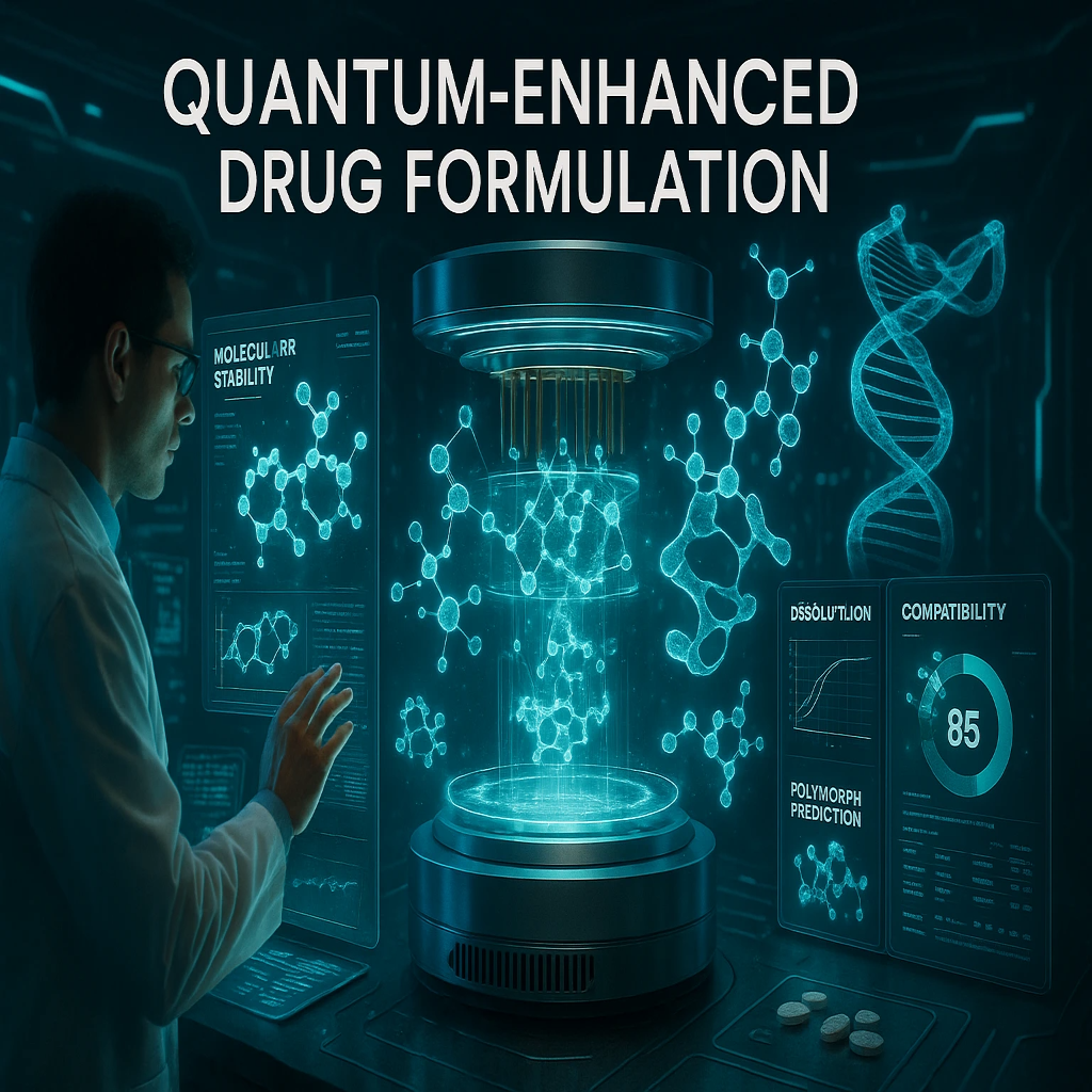 Quantum-Enhanced Drug Formulation