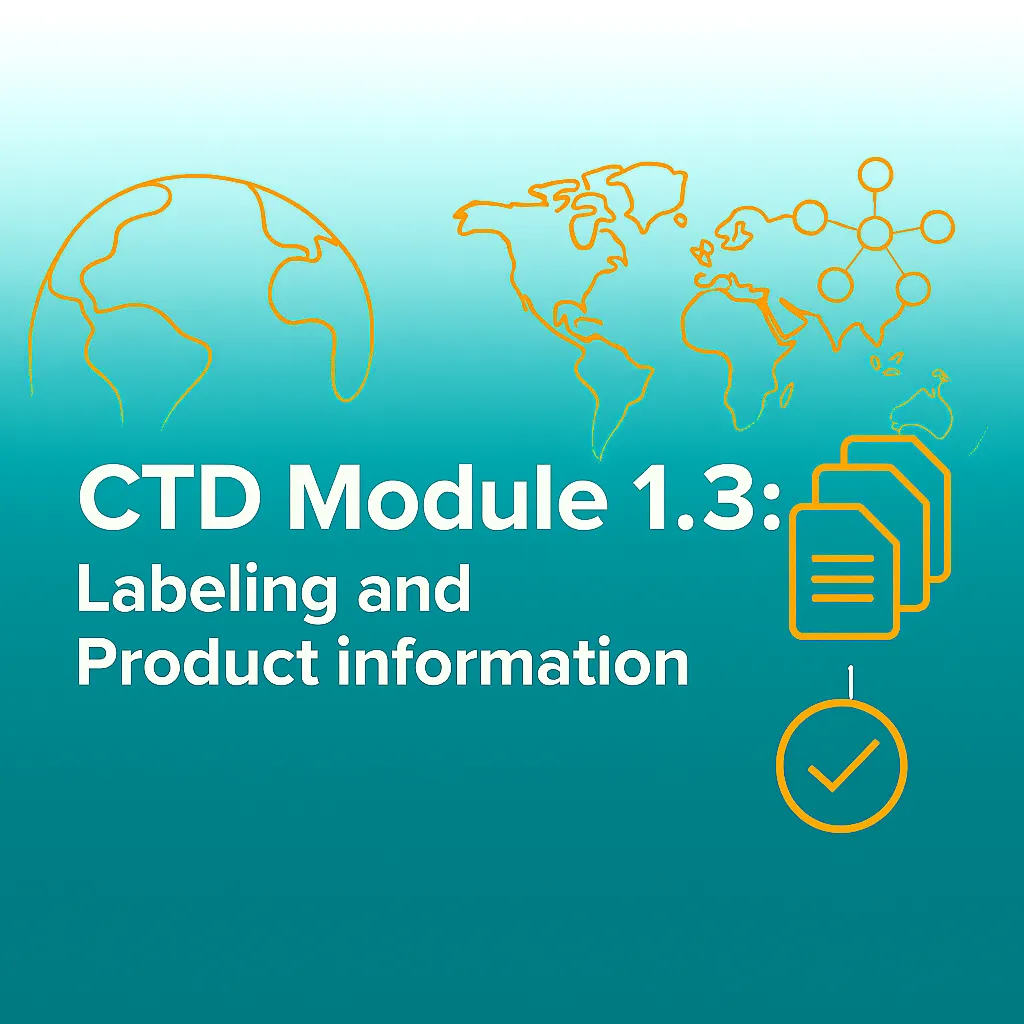 CTD Module 1.3 Labeling & Product Info for Patient Safety