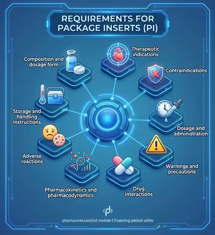 Package Inserts requirements