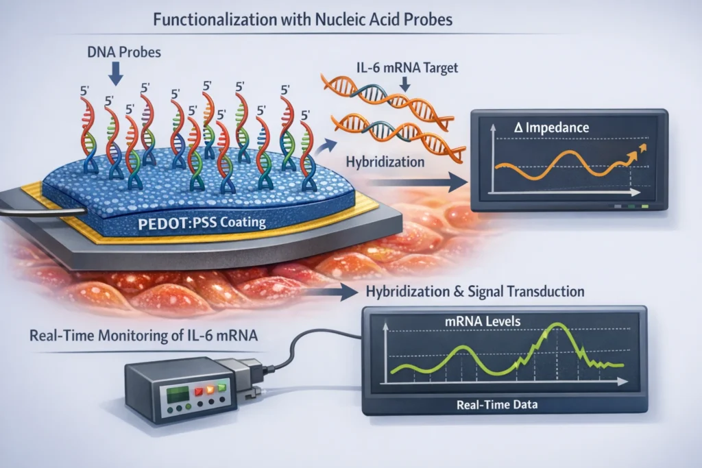 Inflammatory Sensing electrodes monitoring