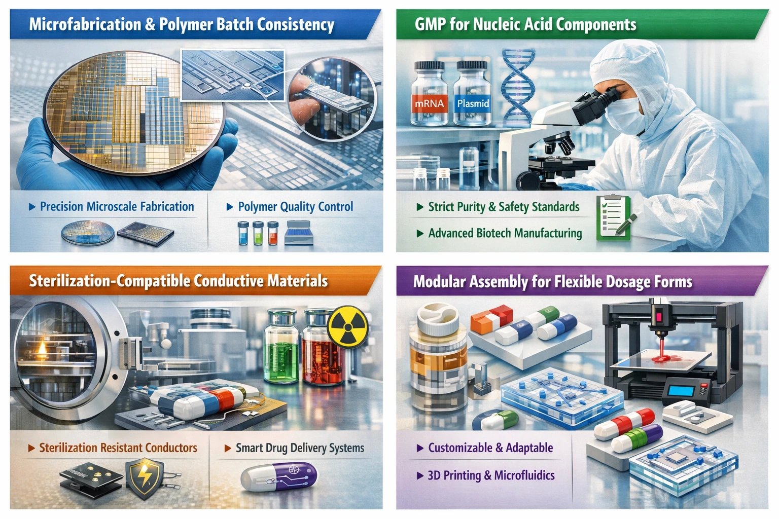 Electrogenomic system manufacturing realities 