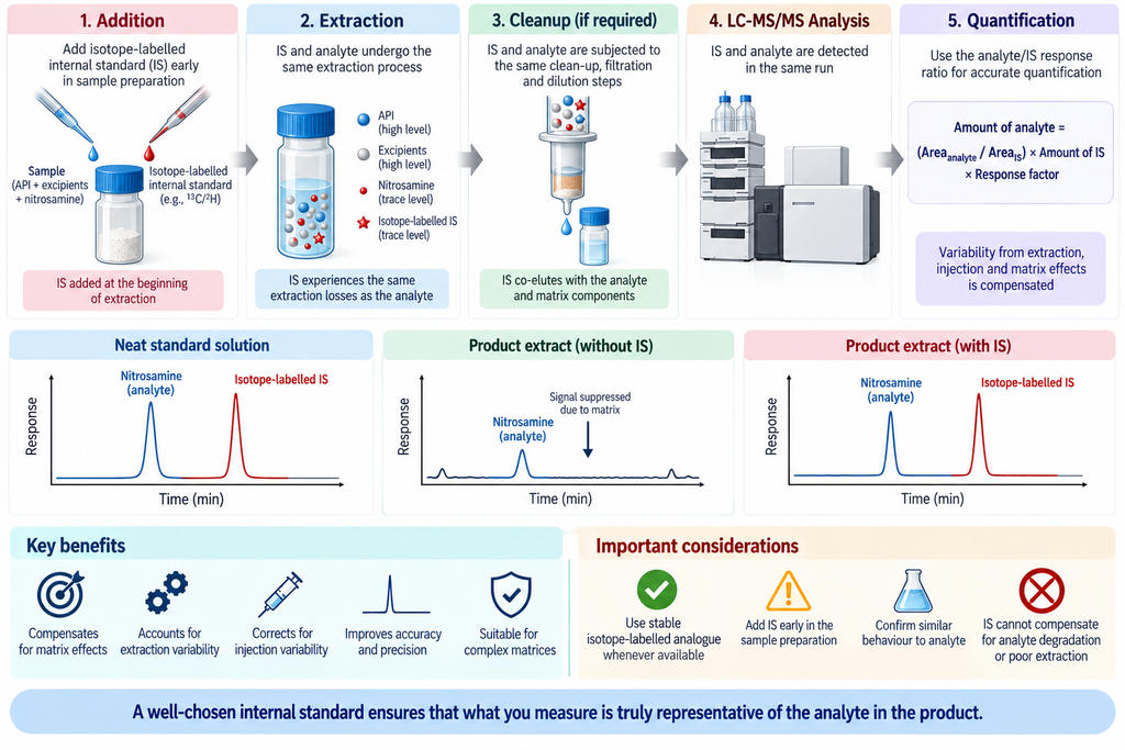 Internal standards for Nitrosamines analysis